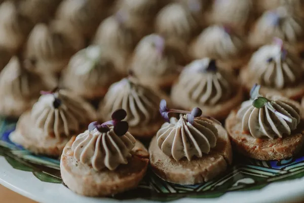 Des bouchées apéritives pour un mariage