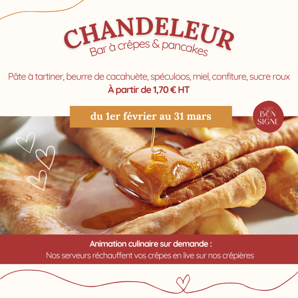 Des bonnes crêpes à garnir avec du chocolat, de la confiture, du sucre